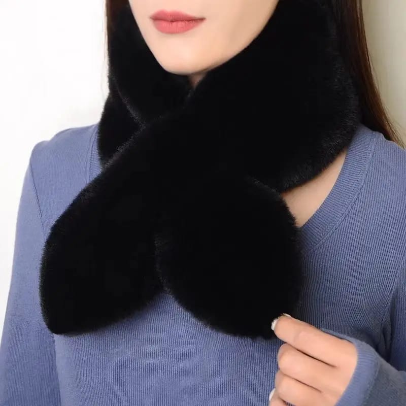 Neck Muffler Draped Drooled Neck Muffler Draped Drooled