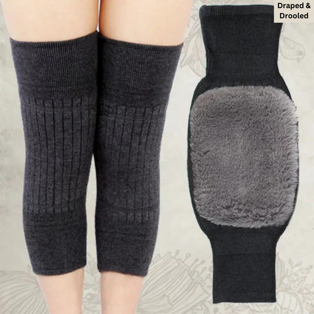 2 Pcs Warm Knee Warmers