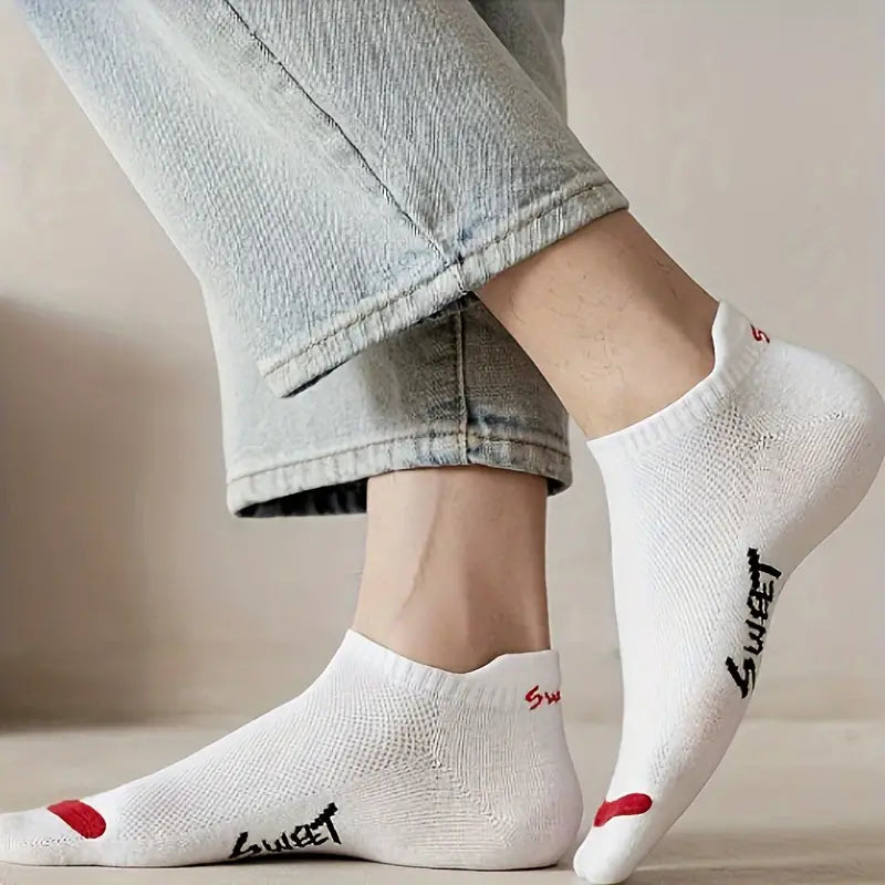 10 Pairs Unisex Letter Socks