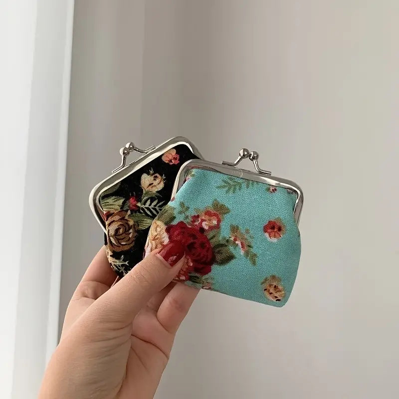 Floral Pattern Coin Purse