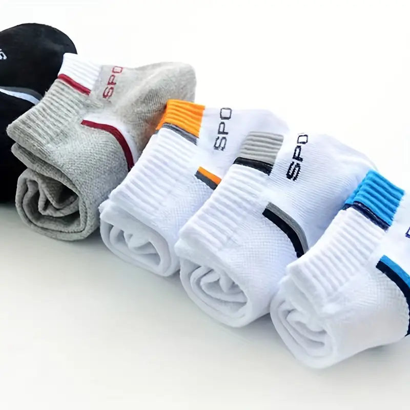 5 Pairs Letter Ankle Socks