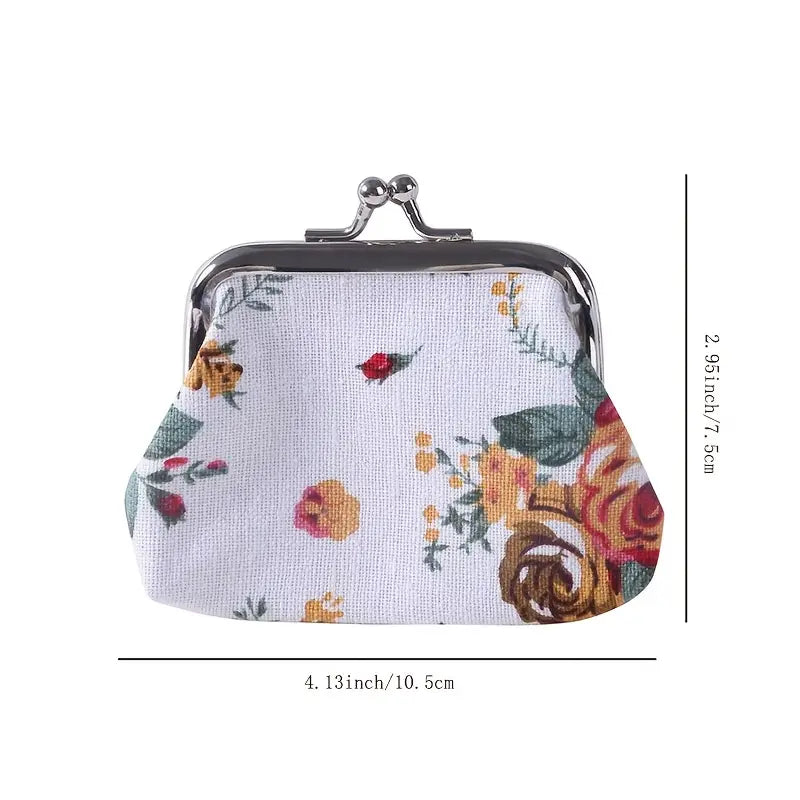 Floral Pattern Coin Purse