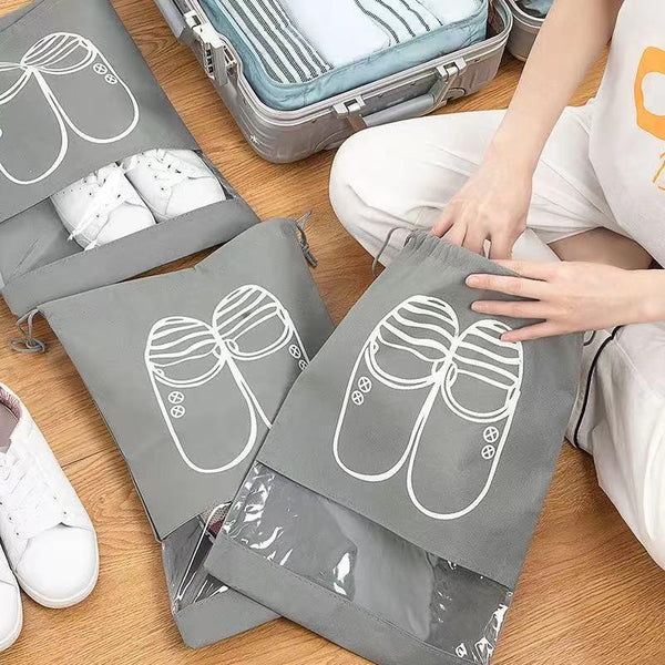 Portable Travel Shoe Bag (Pack of 3)