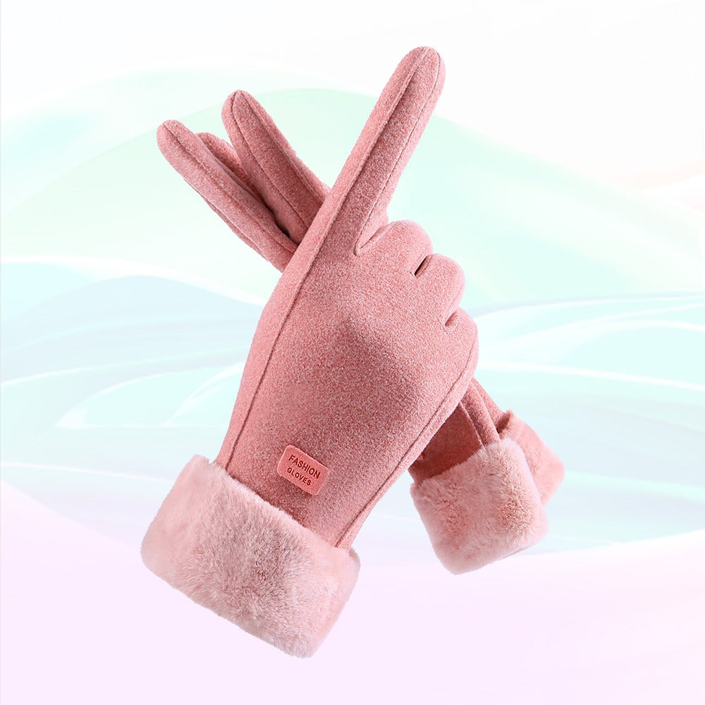 Fleece-Lined Winter Gloves