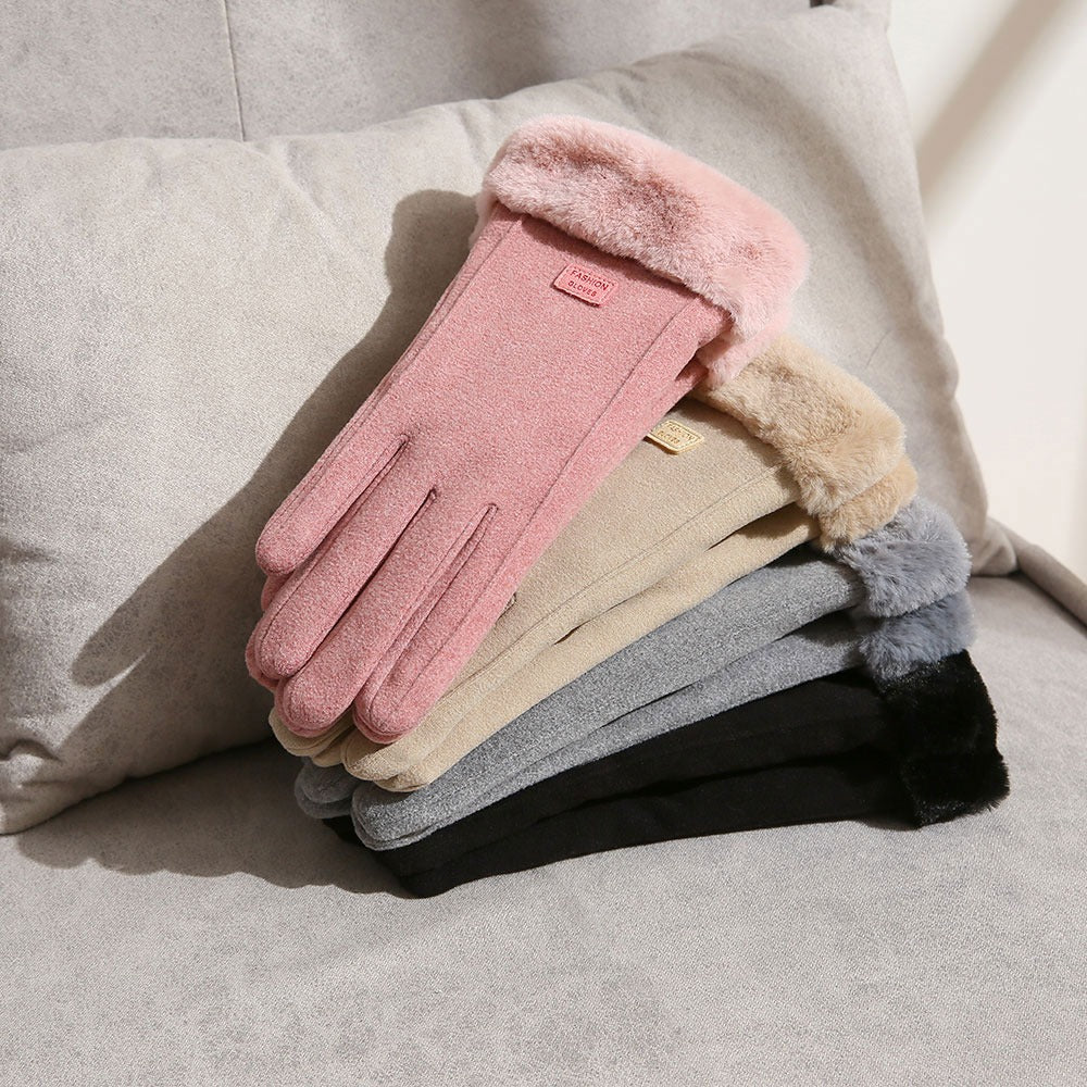 Fleece-Lined Winter Gloves