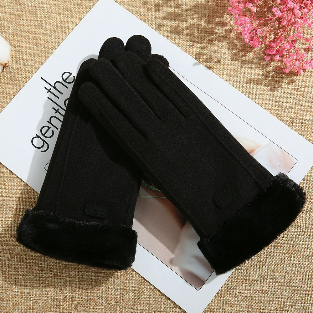 Fleece-Lined Winter Gloves