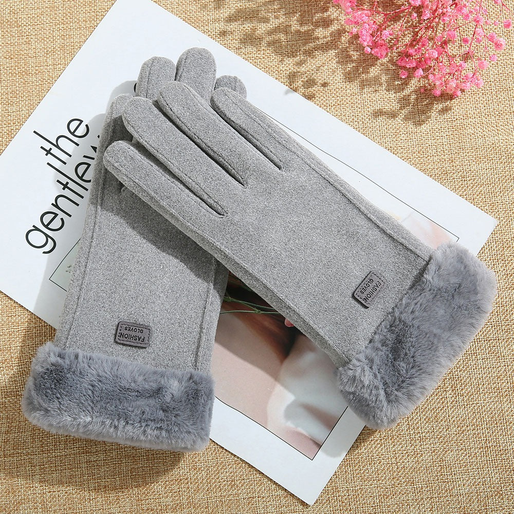 Fleece-Lined Winter Gloves