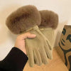 Fur-Lined Gloves