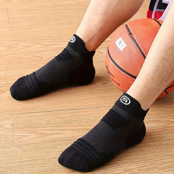 5 Pairs of Ultra-Comfy, Breathable, Anti-Odor Men's Low Cut Socks
