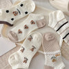 5 Pairs Cartoon Bear Socks