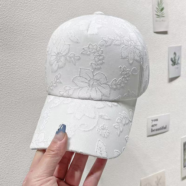 White Net Cap